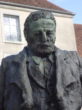 Buste de la statue de Victor Hugo à Besançon faite par Ousmane Sow